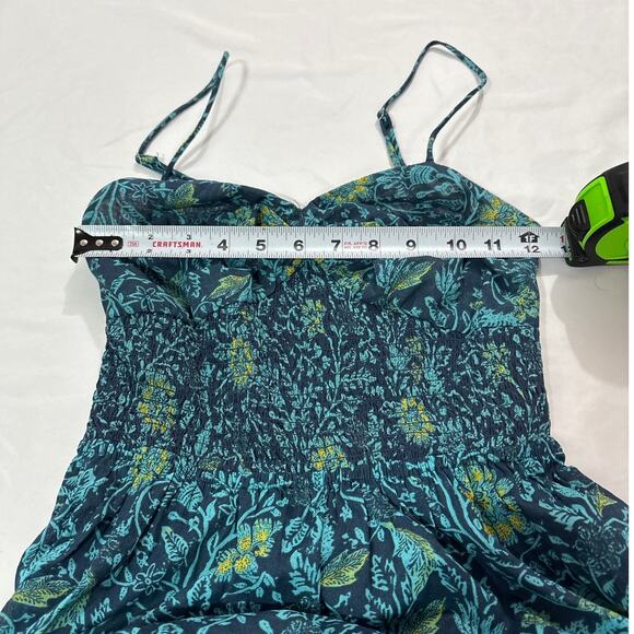 Free People Womens XS Sundrenched Printed Maxi Dress in Neptune Combo Fairy - Picture 9 of 10